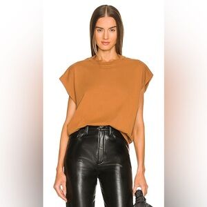 Pistola Trina Muscle Tee Spicy Brown XS 100% Cotton Darts Sleeveless